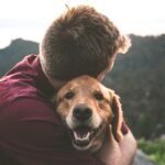man dog